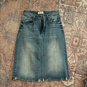 Black Label Blue Denim Jeanskirt